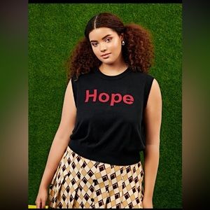 🆕 SHEIN EZwear Plus Letter Pattern Sweater Vest